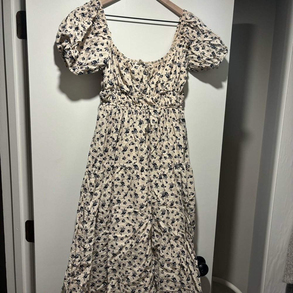 Neuflora Floral Puff Sleeve Maxi Dress - Picture 2 of 5